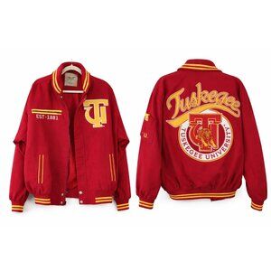 BIG BOY Retro Style Varsity Jacket Tuskegee University Men's XL NWOT